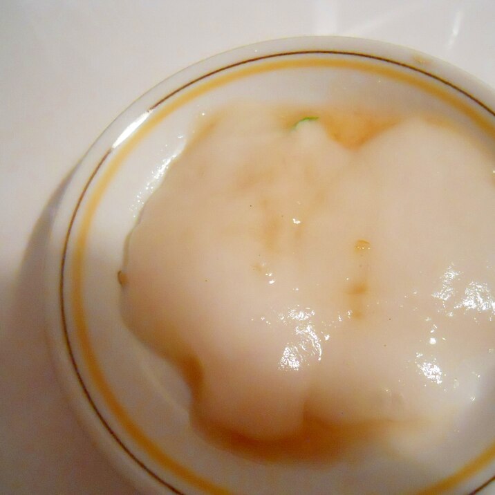 速攻おやつ♪　片栗粉と柚子茶　甘さ控えめ蕨餅